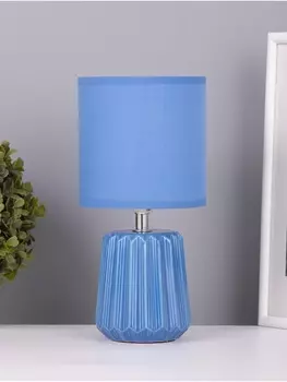 Лампа настольная RISALUX «Кон», 140 Вт Е14, синий, 131325 см