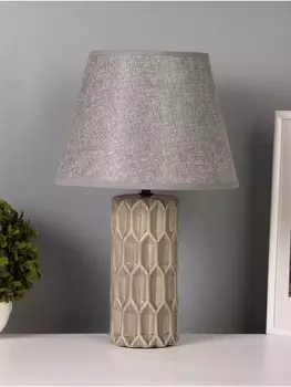 Лампа настольная RISALUX «Лирика», 40 Вт, Е14, серый, 242438 см