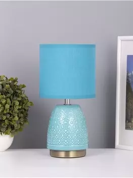 Лампа настольная RISALUX «Масаки», 140 Вт Е14, синий, 151530 см