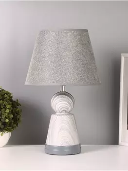 Лампа настольная RISALUX «Мудрость», 140 Вт Е27, серый, 252539.5 см