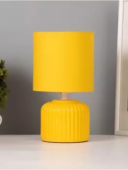 Лампа настольная RISALUX «Муза», 40 Вт, Е14, желтый, 131323 см