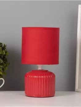 Лампа настольная RISALUX «Муза», 40 Вт, Е14, красный, 131323 см