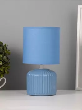 Лампа настольная RISALUX «Муза», 40 Вт, Е14, синий, 131323 см