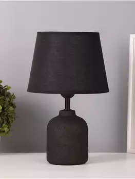 Лампа настольная RISALUX «Никс», 140 Вт Е27, черный, 202030 см