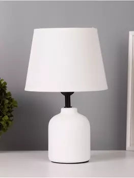 Лампа настольная RISALUX «Никс», 140 Вт Е27, белый, 202030 см