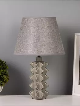 Лампа настольная RISALUX «Ода», 40 Вт, Е14, серый, 242438 см