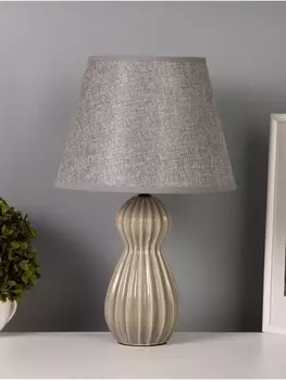 Лампа настольная RISALUX «Поэзия», 40 Вт, Е14, серый, 242438 см