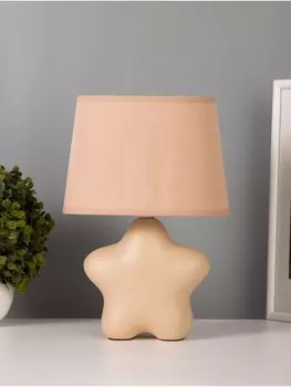 Лампа настольная RISALUX «Звезда», 40 Вт, Е14, розовый, 121929 см