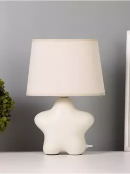 Лампа настольная RISALUX «Звезда», 40 Вт, Е14, бежевый, 121929 см