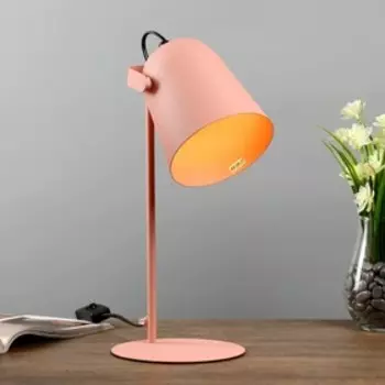 Лампа настольная "Ривьера" 1xE27 40Вт розовый 15х20х36 см.