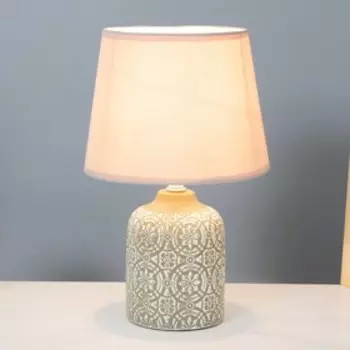 Лампа настольная с абажуром «Мандилина бежевый» Е14 181829 см RISALUX