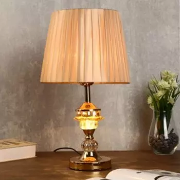 Лампа настольная с подсветкой «Адорно» 140 Вт Е27 золото 242443 см RISALUX
