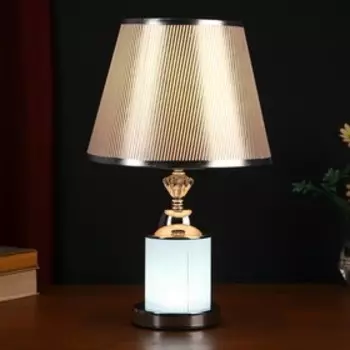 Лампа настольная с подсветкой LED 58080/1 E27 40Вт хром 25х25х41см RISALUX