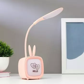 Лампа настольная с RGB подсветкой 1668/1 8хLED 1,5Вт USB АКБ МИКС 6х8х33 см RISALUX