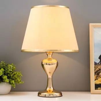 Лампа настольная «Сарма» 160 Вт E27 золото 252540 см RISALUX