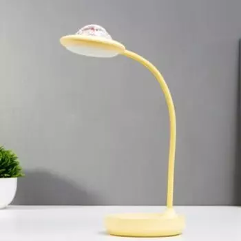 Лампа настольная сенсорная 16482/1YL LED 4Вт USB АКБ желтый 11,8х11,8х40 см