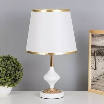 Лампа настольная «Талия» 140 Вт Е27 белый/золото 252543 см