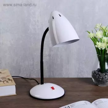 Лампа настольная "Ученик" 1х60Вт Е27 белый 21х14х34 см RISALUX