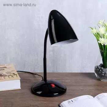 Лампа настольная "Ученик" 1х60Вт Е27 черный 21х14х34 см.