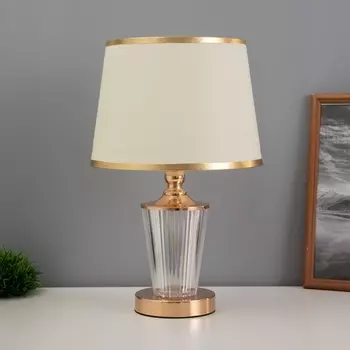 Лампа настольная «Яйме» 140 Вт Е27 13 Вт LED золото 252539 см