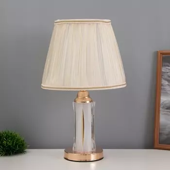 Лампа настольная «Ясмин» 140 Вт Е27 13 Вт LED золото 252543 см