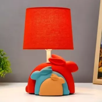 Лампа настольная Зайки 1х40Вт Е14