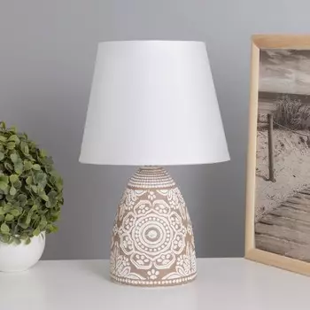 Лампа настольная «Замира» 140 Вт Е14 кофе 202032 см