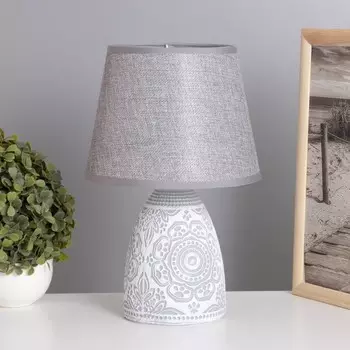 Лампа настольная «Замира» 140 Вт Е14 серый 202032 см