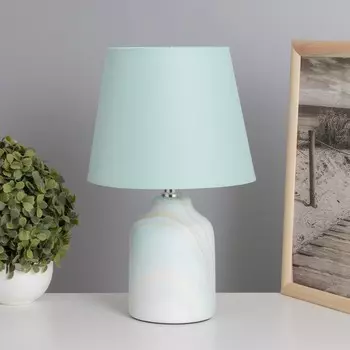 Лампа настольная «Жаклин» 140 Вт Е14 бирюзовый 202032 см