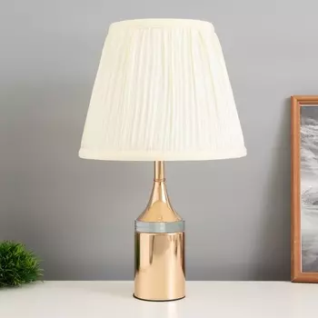 Лампа настольная «Жаннет» 140 Вт Е27+LED подсветка золото 242441.5 см