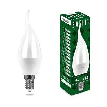 Лампа светодиодная Feron, E14, 9 Вт, 230 В, дневной свет