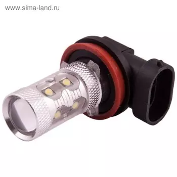 Лампа светодиодная H11, 12В 10 диодов, с цоколем Skyway,, S08201004