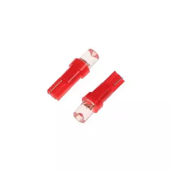 Лампа светодиодная KS, T5, 12 В, красная