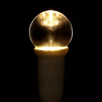 Лампа светодиодная Luazon Lighting, G45, Е27, 1.5 Вт, для белт-лайта, набор 20 шт, свечение тёплое белое