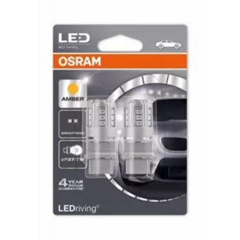 Лампа светодиодная OSRAM 12 В, P27 Вт, 2.5 Вт, Amber LEDriving standart, набор 2 шт