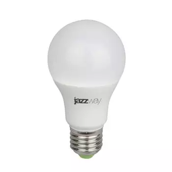 Лампа светодиодная PPG A60 Agro 9Вт A60 грушевидная матовая E27 IP20 для растений frost JazzWay 5002395