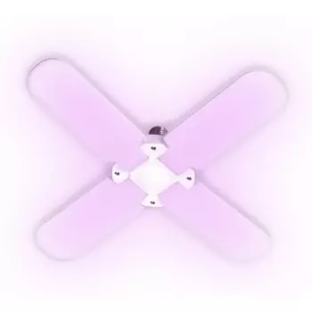 Лампа светодиодная PPG T95-4p AGRO 36Вт FR E27 4 лепестка с поворотом 90град. для растений красн.650нм/син.450нм JazzWay 5043350