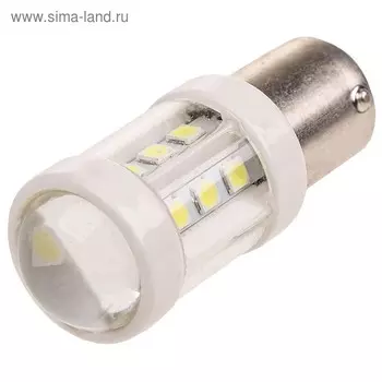 Лампа светодиодная S25 12-24V 18 диодов, с цоколем Skyway,, S08201266