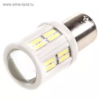 Лампа светодиодная S25 12-24V 28 диодов, с цоколем Skyway,, S08201265
