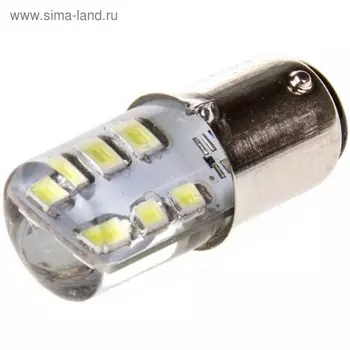 Лампа светодиодная Skyway S25 (P21W), 12 В, 12 SMD диодов, белая, S08201046