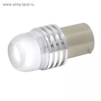 Лампа светодиодная Skyway S25 (P21W), 12 В, 1 диод, с цоколем, синяя, S08201037