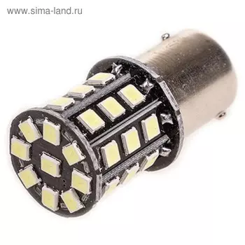Лампа светодиодная S25(P21W), 12В 33SMD диода, с цоколем Skyway,, S08201366