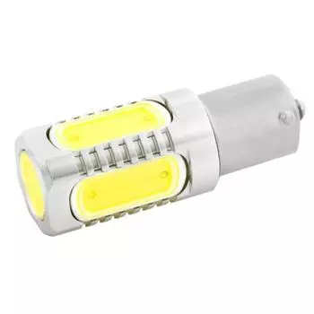 Лампа светодиодная S25, (P21W), 12V, 5 SMD диодов, 1-конт, белая, SKYWAY, S08201056