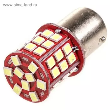 Лампа светодиодная Skyway S (P21W), 12 В, 45 SMD диодов, с цоколем, S08201365