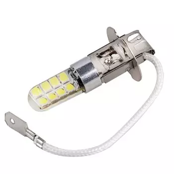 Лампа светодиодная, SKYWAY, H3, 12-24V, 16 SMD диодов, 1-конт, белая, ближний-дальний свет 793779