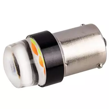 Лампа светодиодная Skyway S25 (P21/5W), 12 В, 9 COB диода, BAY15d, 2-конт, белая