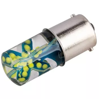 Лампа светодиодная, SKYWAY, S25, (P21W), 12V, 48 COB диодов, BA15s, 1-конт, белая
