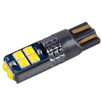 Лампа светодиодная Skyway T10 (W5W), 12-24 В, 10 SMD диодов, без цоколя, 1-конт, белая