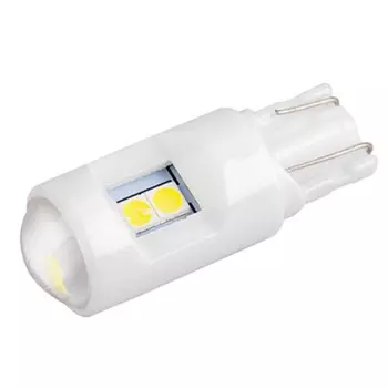 Лампа светодиодная Skyway T10 (W5W), 12 В, 6 SMD диодов, без цоколя, 1-конт, белая