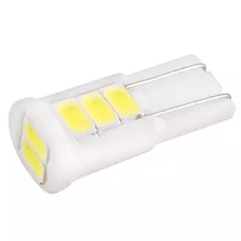 Лампа светодиодная Skyway T10 (W5W), 12 В, 8 SMD диодов, без цоколя, 1-конт, белая